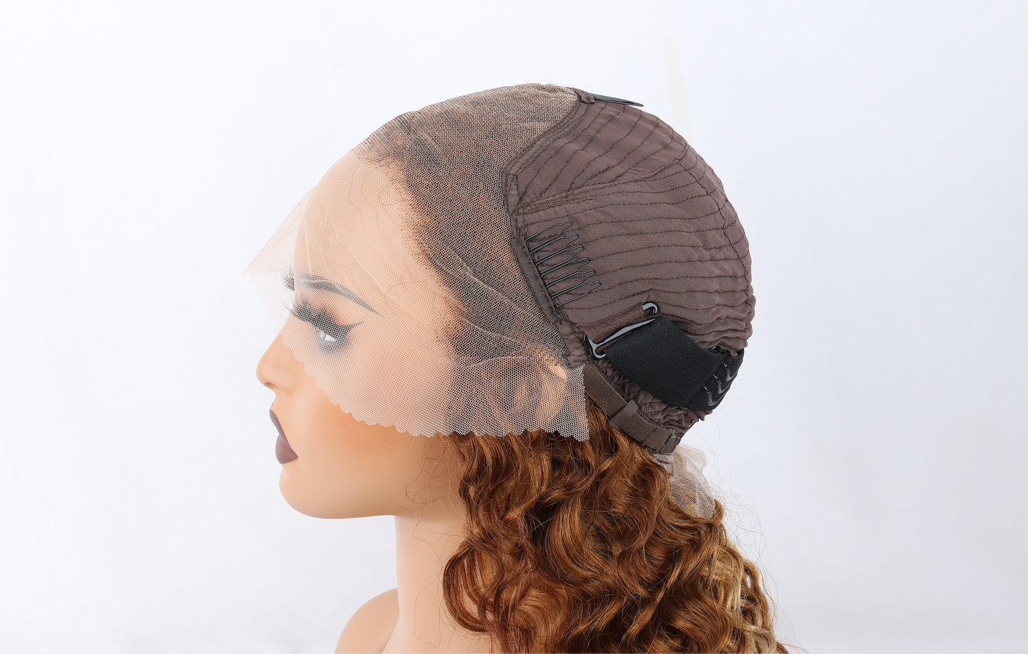 Honey Blonde Deep Wave Wig