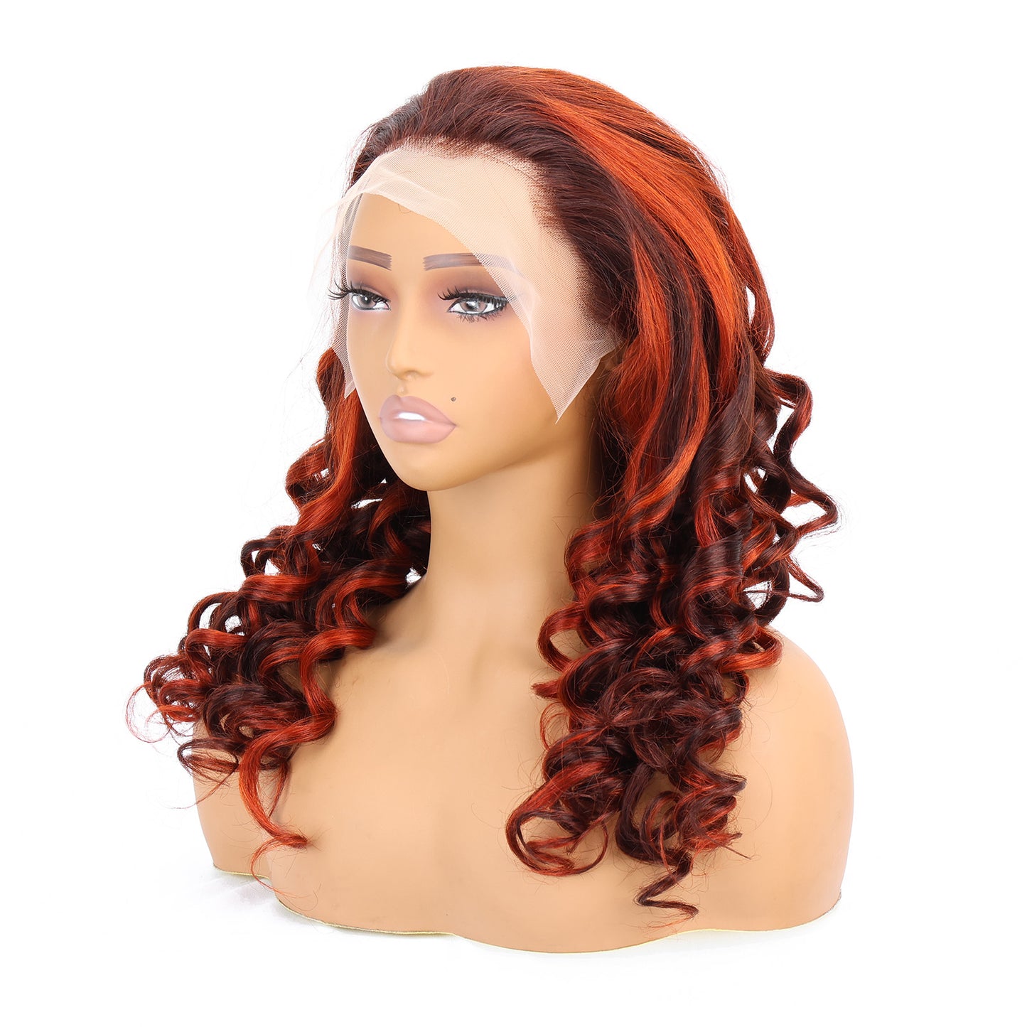 Copper Red Curly